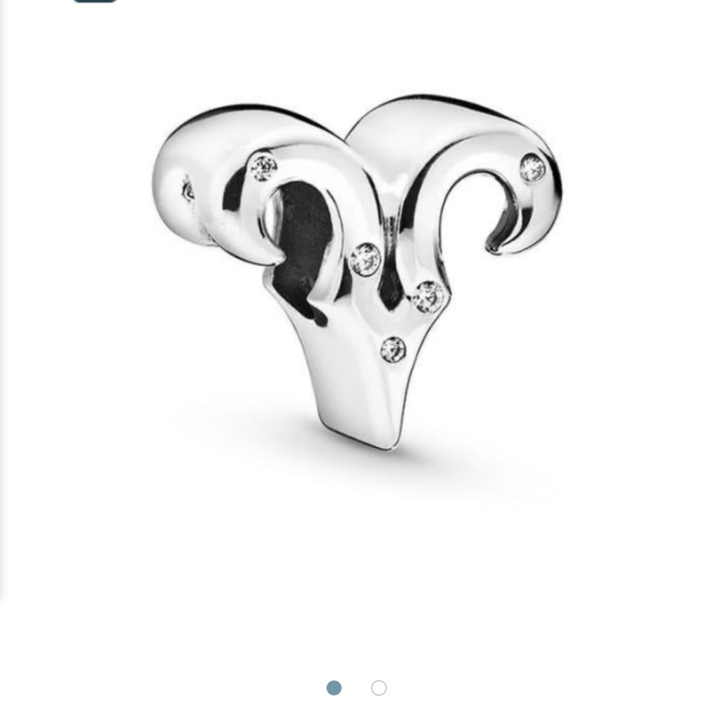 Pandora Sparkling Aries Zodiac Charm